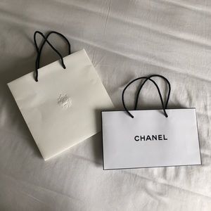 2X Chanel Paper Bags Small